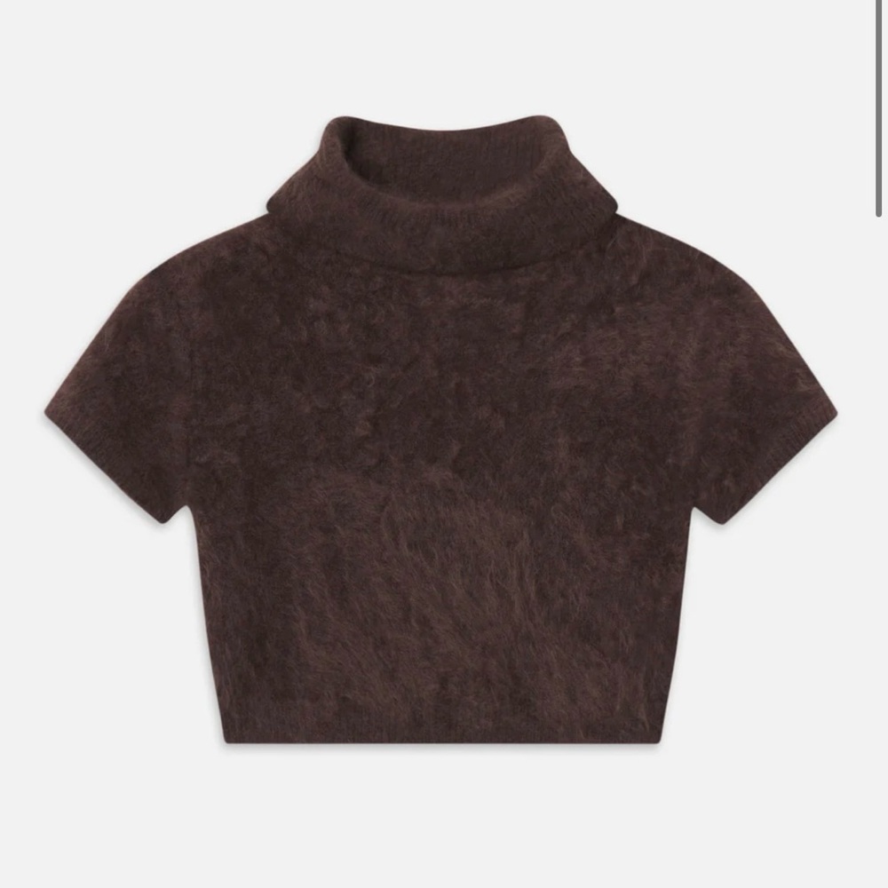 Frame Denim Brown Turtleneck Sweater
